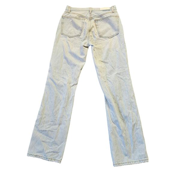 RE/DONE 90s High Rise Loose Jeans in Bleach Destroyed Size 28 - Picture 3 of 10